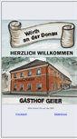 Mobile Screenshot of gasthof-geier-woerth.de